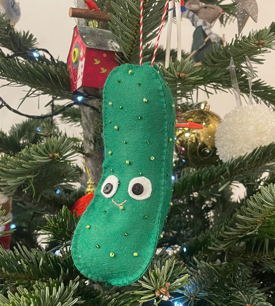 Make your own Christmas Pickle Tree Ornament