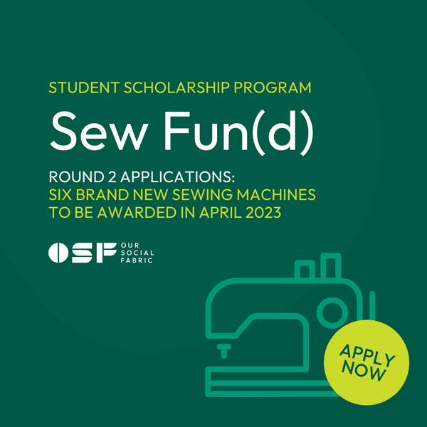 More free sewing machines to change young designers lives