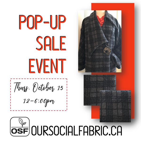 OSF Pop-Up Sale Event, Thursday, Oct 15, 2020, 12-6pm