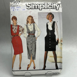 SIMPLICITY Pattern, Misses Jumper and Blouse (PSI9907)