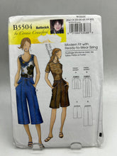 Load image into Gallery viewer, BUTTERICK Pattern, Misses&#39; Shorts &amp; Capri Pants (PBT5504)
