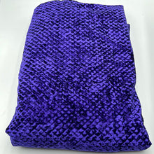 Load image into Gallery viewer, Stretch Velvet, Royal Purple Shimmer (KVL0187)

