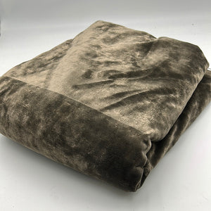 Rayon Upholstery Velvet, Chocolate Brown (HDU0027:30)