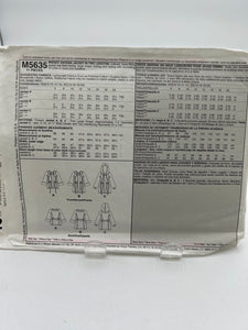 MCCALL'S Pattern, Misses' Anorak Jacket (PMC5635)