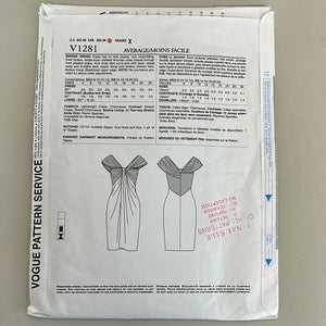 VOGUE Pattern, Misses' Dress (PVO1281)