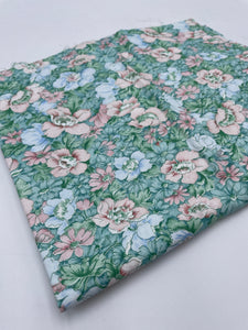 Quilting Cotton, Pale Pink, Blue, Green (WQC0955)