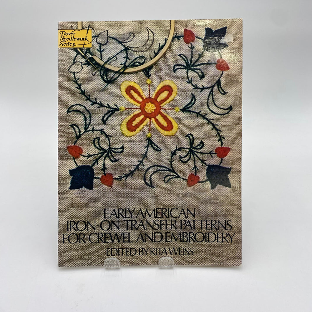 Embroidery Book - Early American Iron-on Transfer Patterns for Crewel and Embroidery (NBK0073)