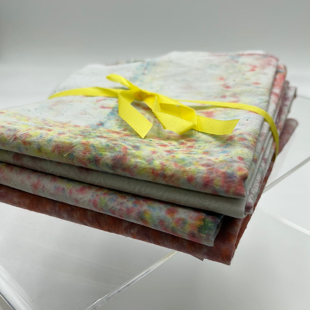 Quilting Cotton Fat Quarter Bundle, Mixed - Hand Dyed Water Colours (WQC1686)