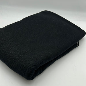 Cotton Melange Mix Sweater Knit, Black (KSW0377:379)