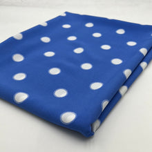 Load image into Gallery viewer, Blouse Weight, Periwinkle &amp; Large White Dots (WDW1827)
