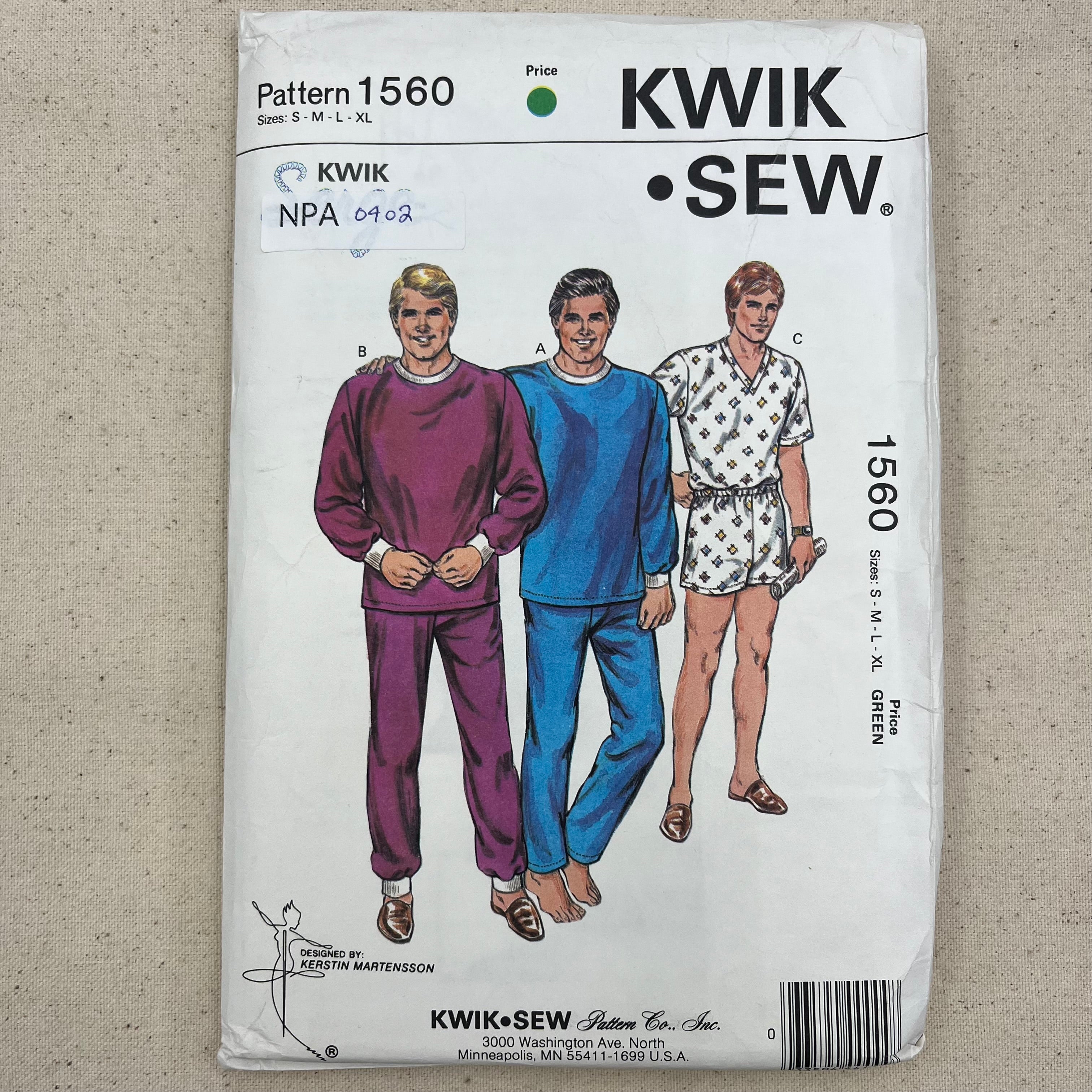 Kwik Sew Pattern - 1560 Pajamas (NPA0402)