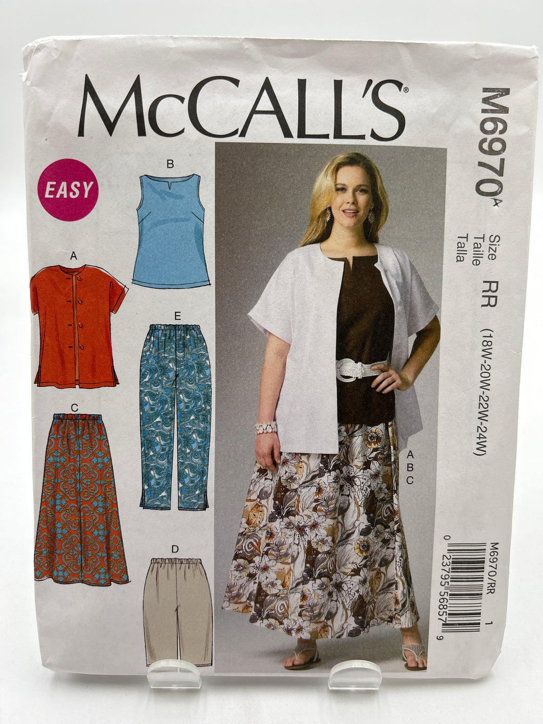 MCCALL'S 20+ Pattern, Women's Outfit (PMC6970A)