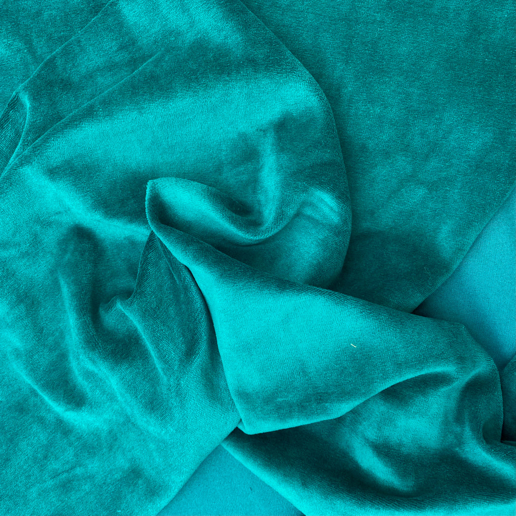 Cotton Velour - Emerald Green (KVL0272)