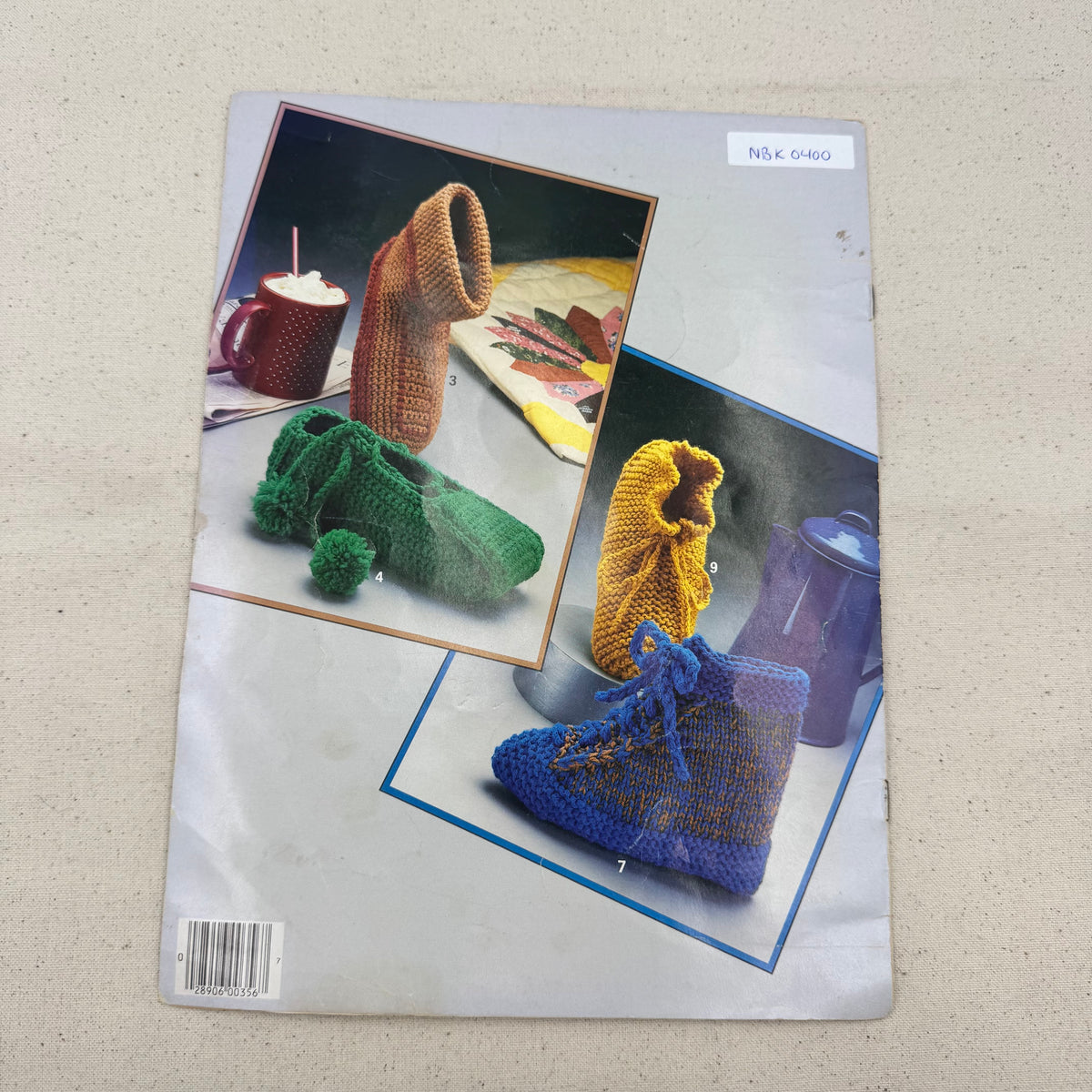 Leisure Arts Knitting Book - Slippers (NBK0400)