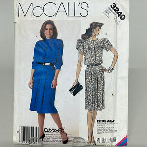 Vintage MCCALL'S Pattern, Misses' Dress (PMC3240)