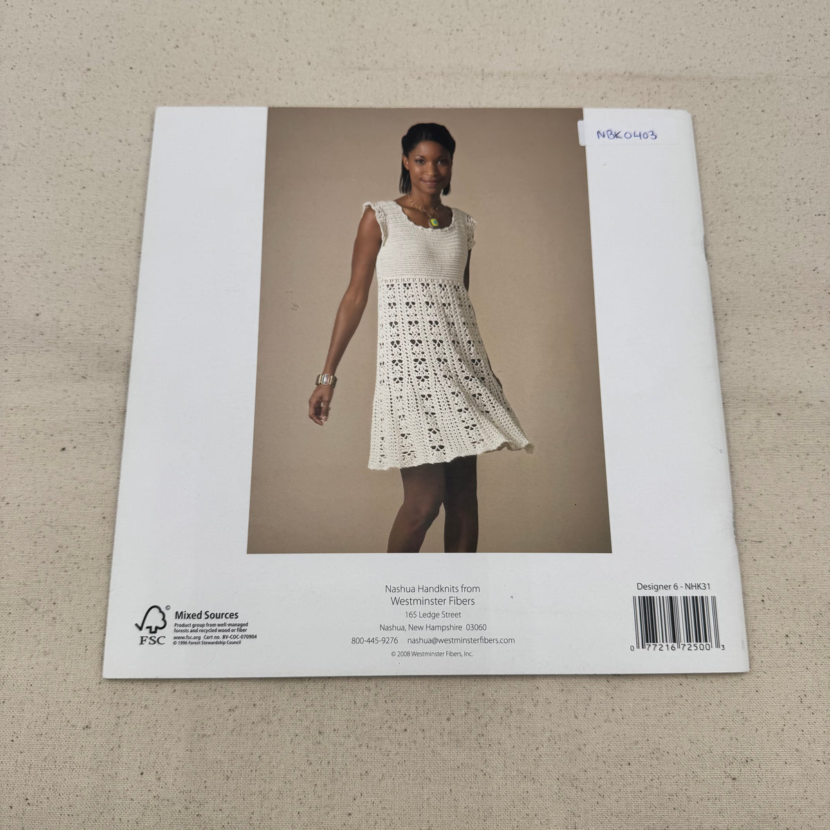 Nashua Knitting Book - The North American Designer Collection No. 6 (NBK0403)
