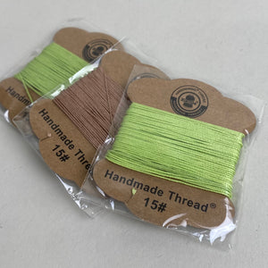 Handmade Hand Sewing Thread 15# - Green/Taupe (NXX1601)