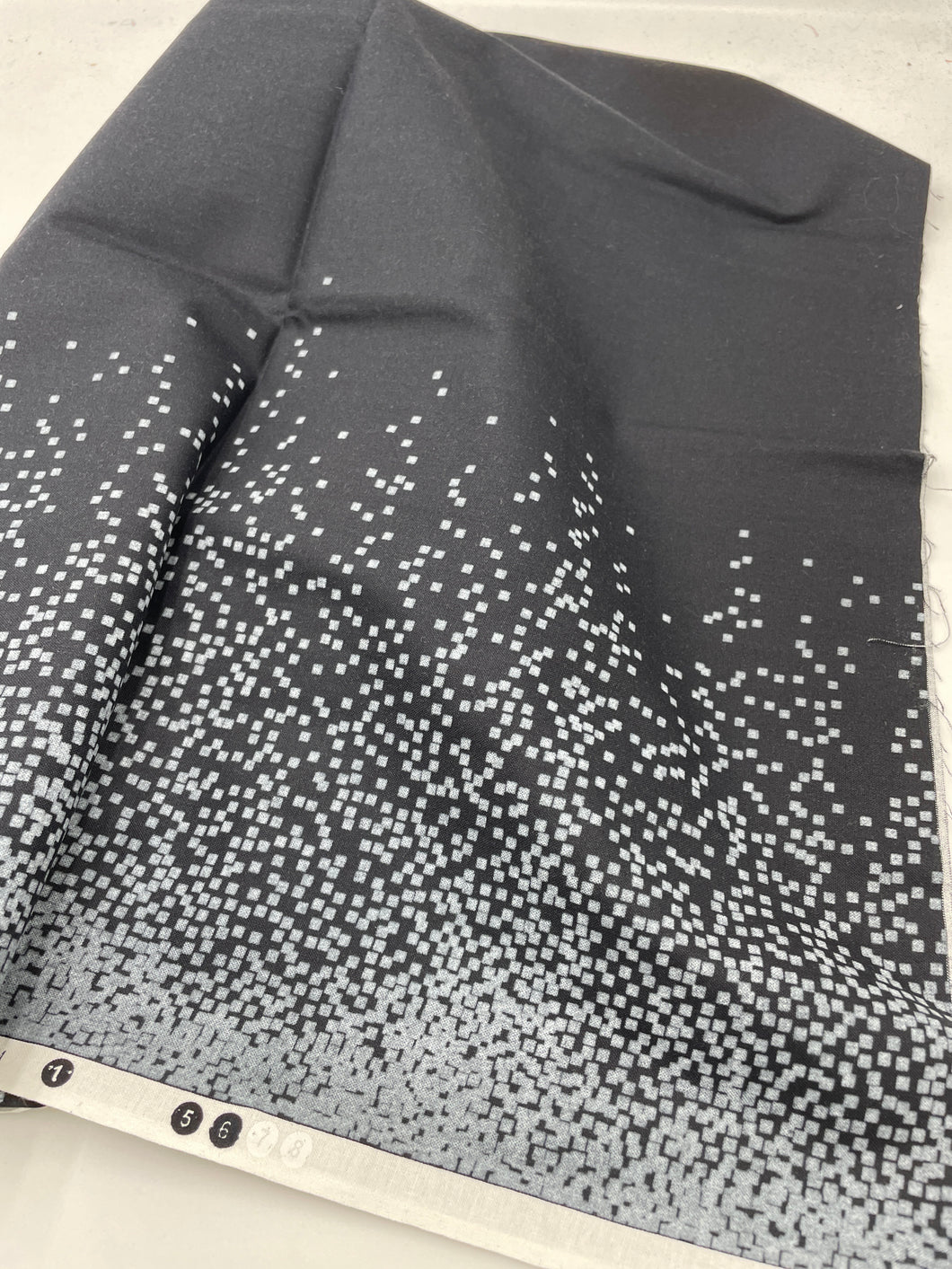 Winter Snow Geisha for Andover Quilting Cotton, Black, Grey (WQC2368)