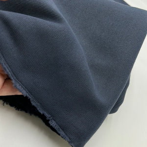 Cotton Rib Knit, Dark Slate Blue (KRB0369, KRB0415:416)