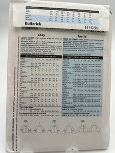 BUTTERICK Pattern, Misses' Jacket (PBT5088)