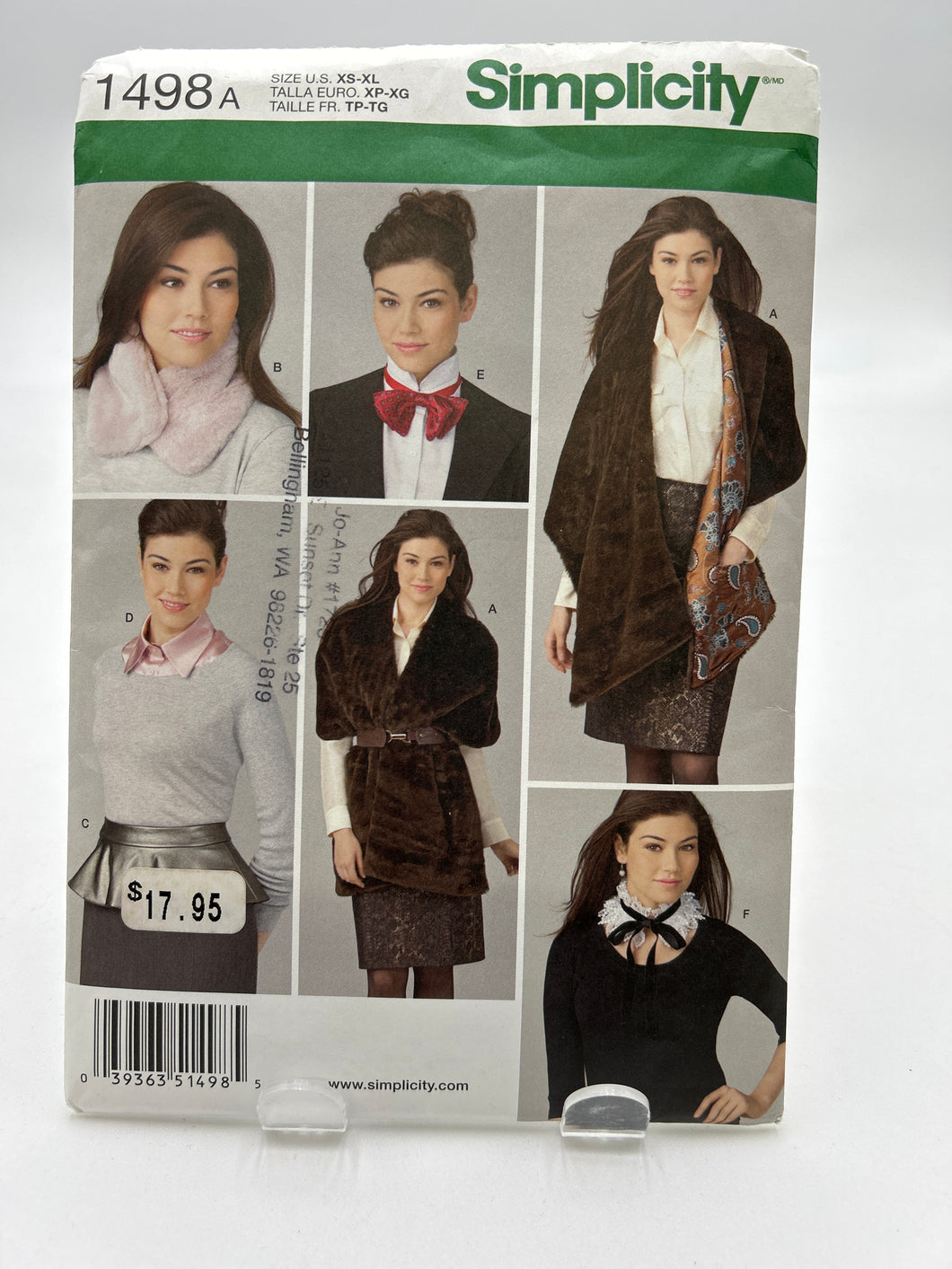 SIMPLICITY Pattern, Evening Accessories (PSI1498)