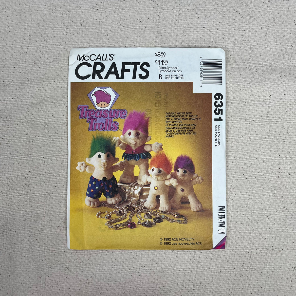 McCall's Crafts - 6351 Troll Doll (NPA0649)