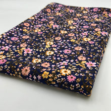 Load image into Gallery viewer, Jersey, Navy with Pink Flowers (KJE0982)
