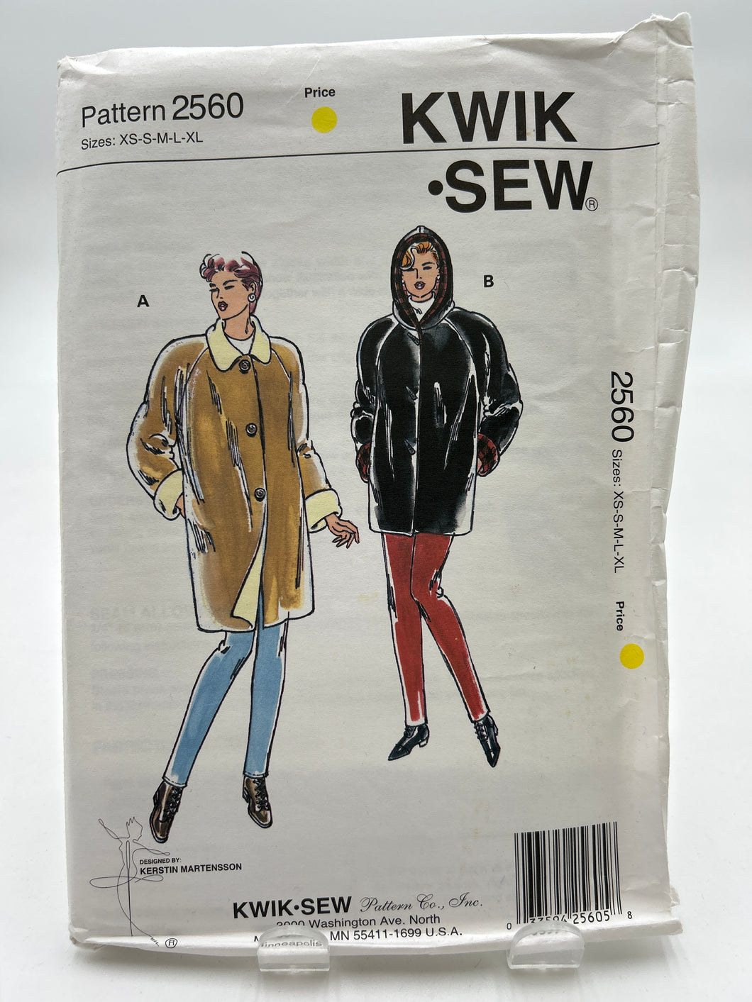KWIK SEW Pattern, Misses' Coats (PKS2560)