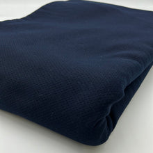 Load image into Gallery viewer, Cotton Double Knit Jacquard, Navy (KFR0588)
