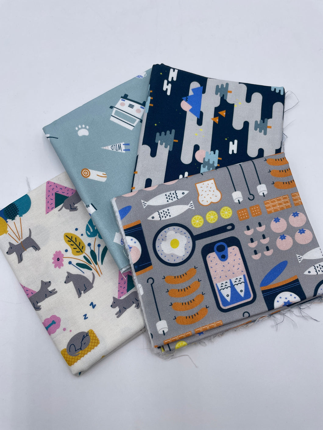Quilting Cotton Bundle, Mixed Happy Camper #3 (WQC1913)