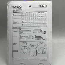 Load image into Gallery viewer, BURDA Kids Pattern, Dress (PBR9379)
