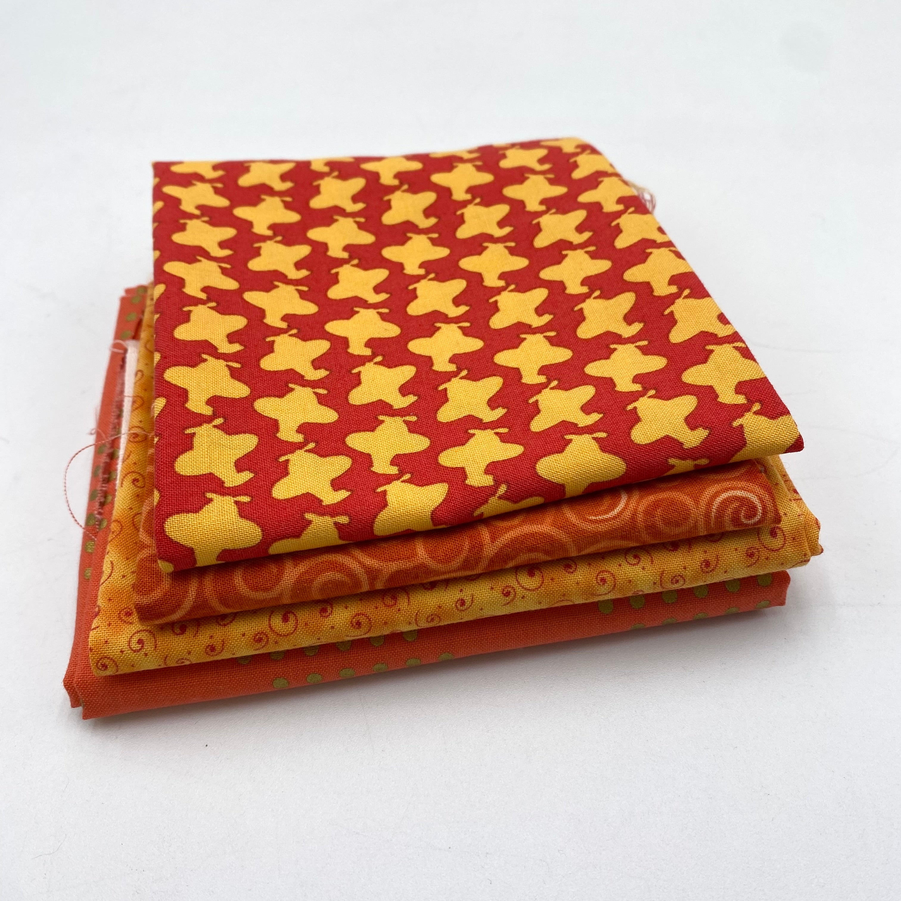 Quilting Cotton Bundle - Orange Swirl (WQC2906)