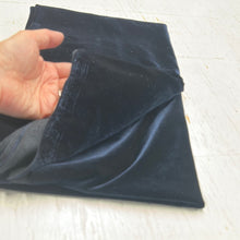 Load image into Gallery viewer, Stretch Velvet, Midnight Blue (KVL0194)
