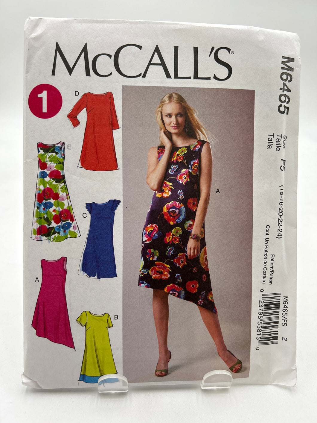 MCCALL'S 20+ Pattern, Misses' Dresses (PMC6465)