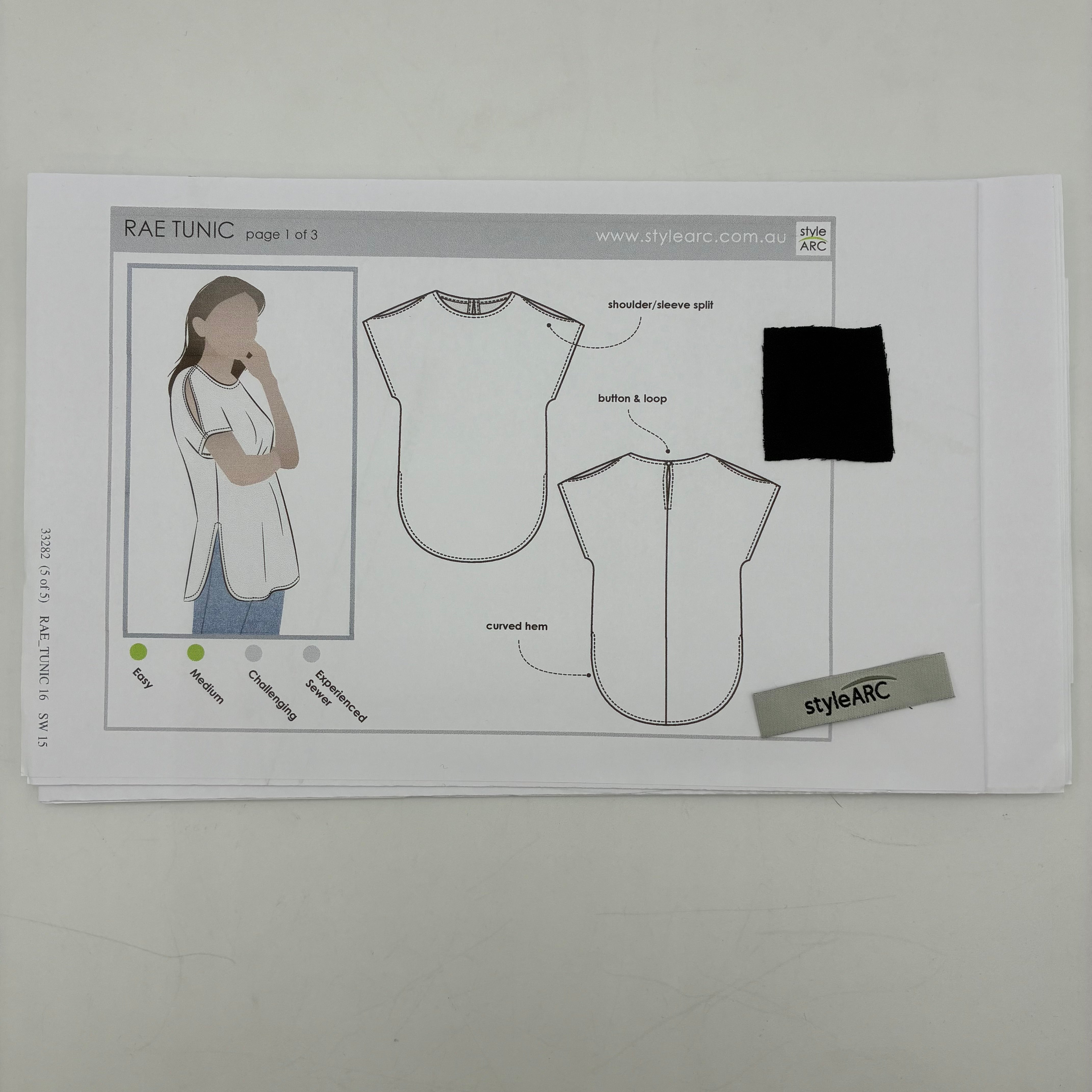 Style Arc Pattern - Rae Tunic (NPA0317)