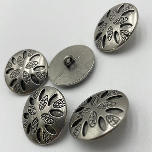Metal Buttons, Silver (NBU0453)