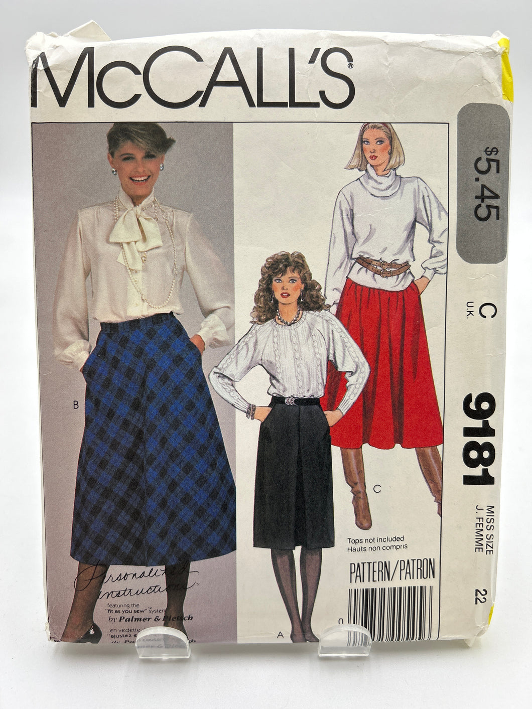 MCCALL'S 20+ Pattern, Misses' Skirts (PMC9181)
