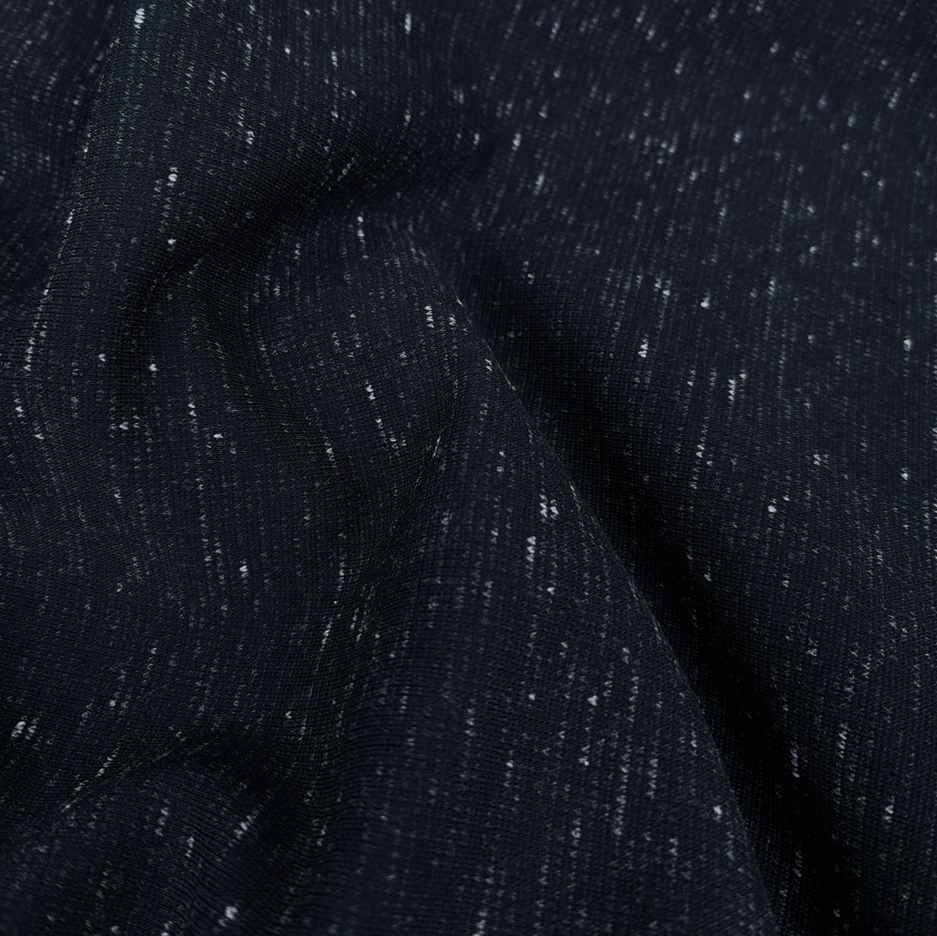 Rayon Ponte - Navy Melange (KPS0038)