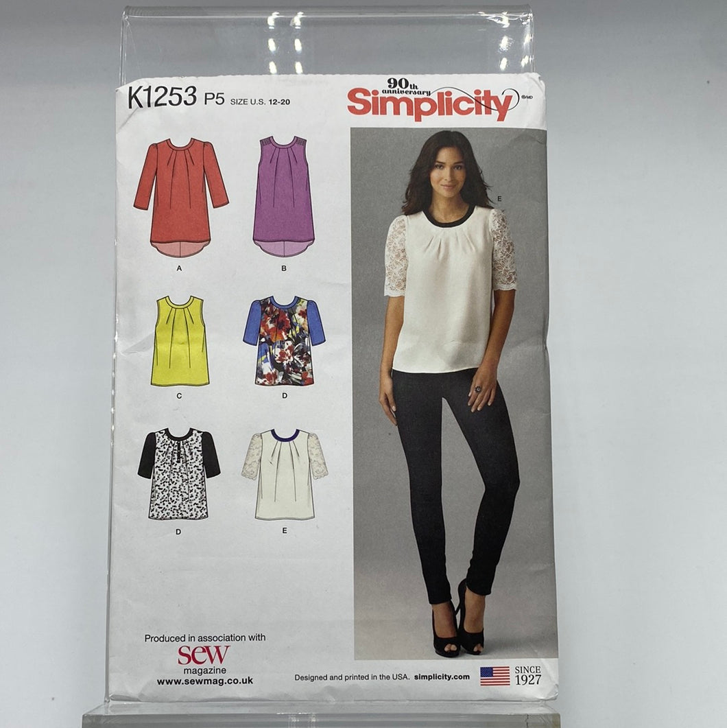 SIMPLICITY Pattern, Tops, (PSI1253)