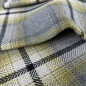 Upholstery, Avocado & Grey Plaid (HDH0688)