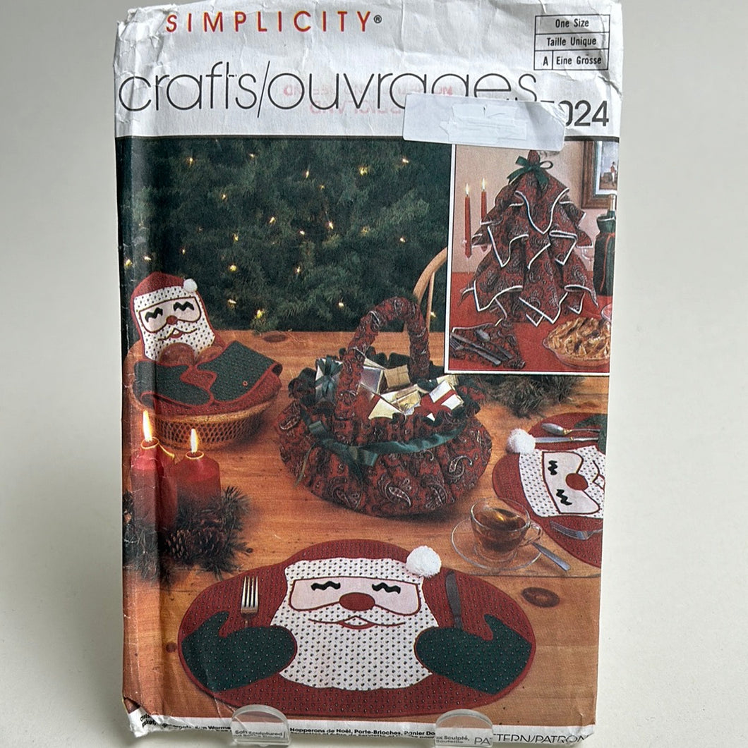 SIMPLICITY Pattern, Christmas Decor 3 (PSI7024)