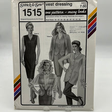 Load image into Gallery viewer, STRETCH N SEW Pattern, Vest Dressing (PSS1515)
