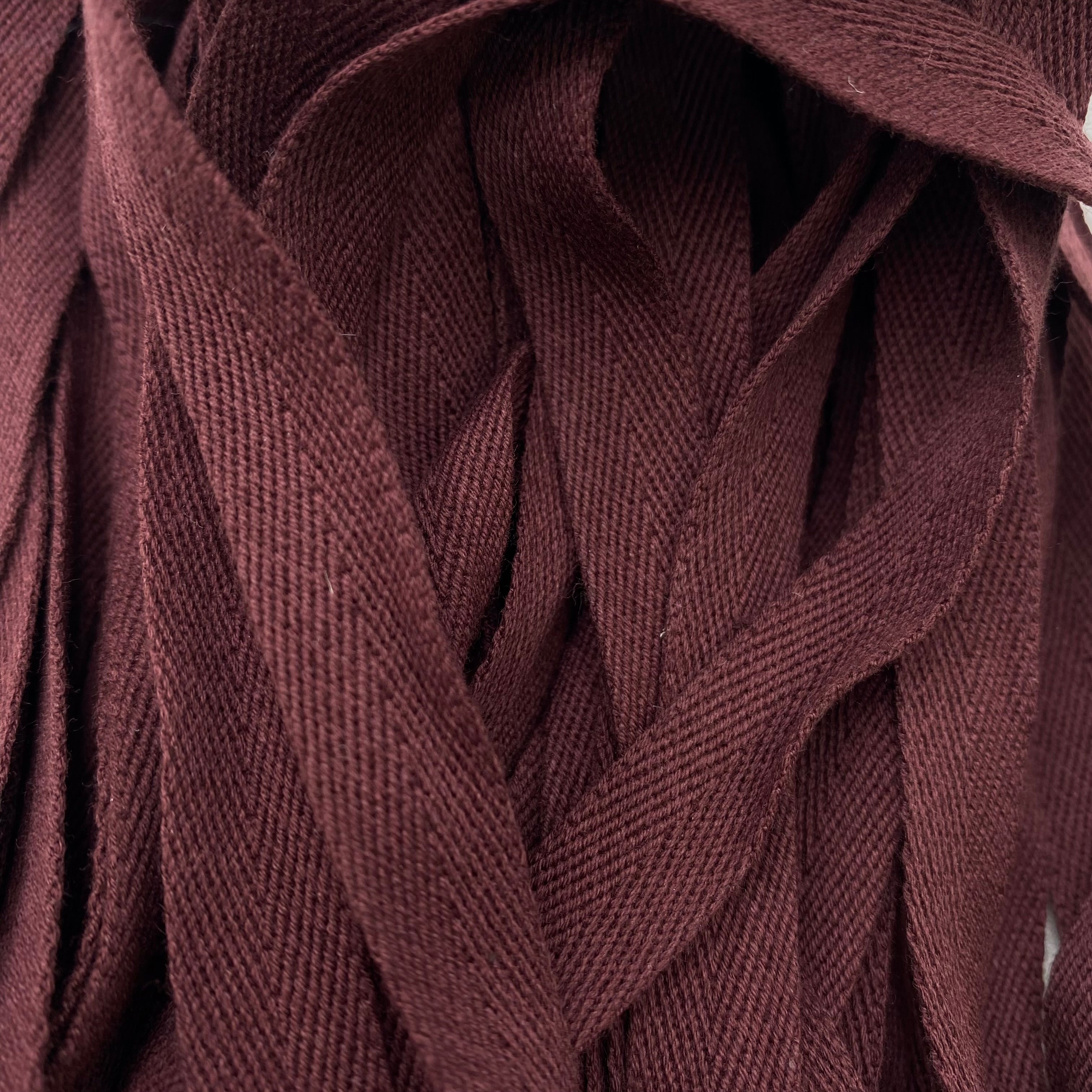 Cotton Twill Tape - Crimson - 15m Bundle (NXX1637)