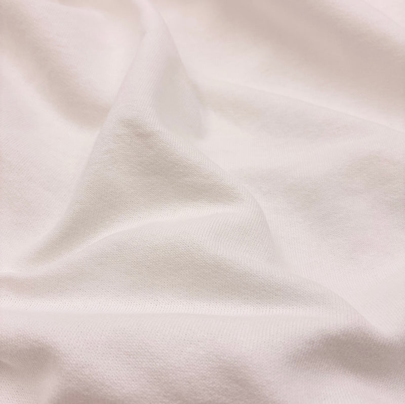 Light Cotton French Terry - White (KFR0703)