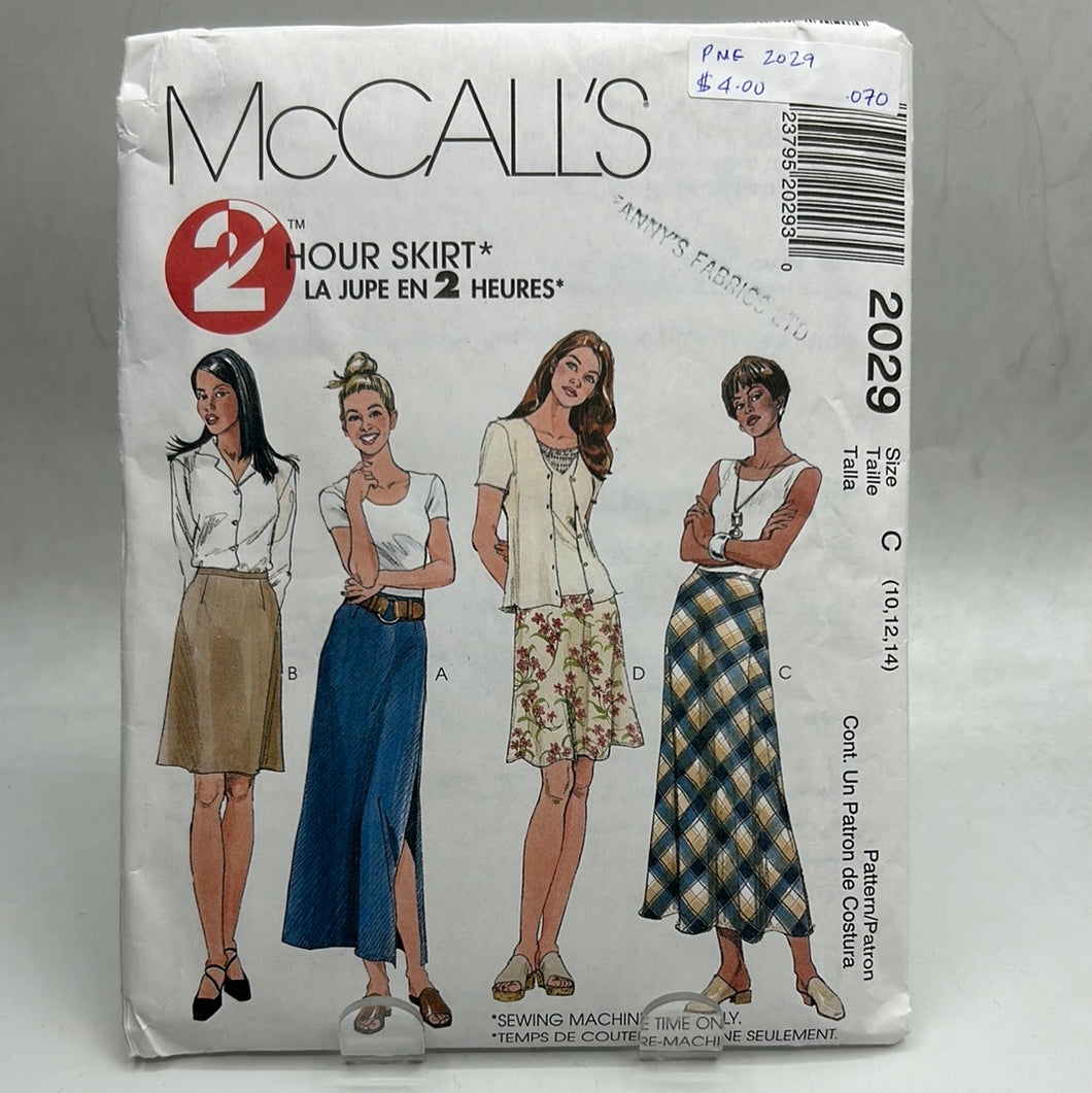 MCCALL'S Pattern, Misses' Skirt (PMC2029)