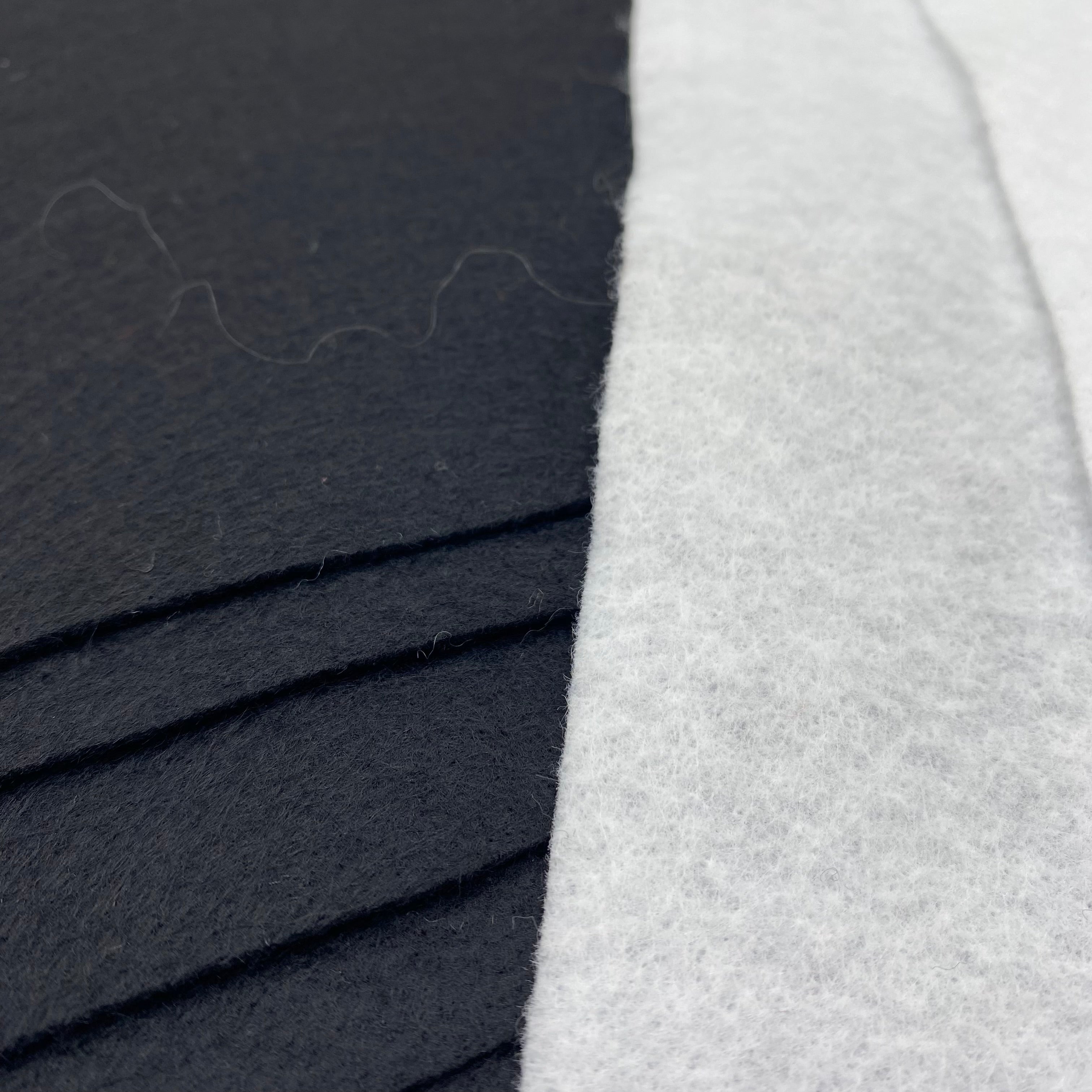 10-Piece Felt Bundle - Black and White (SFT0057)