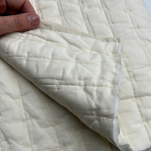 Cotton Padded Quilted Liner, Natural (WXX0095)