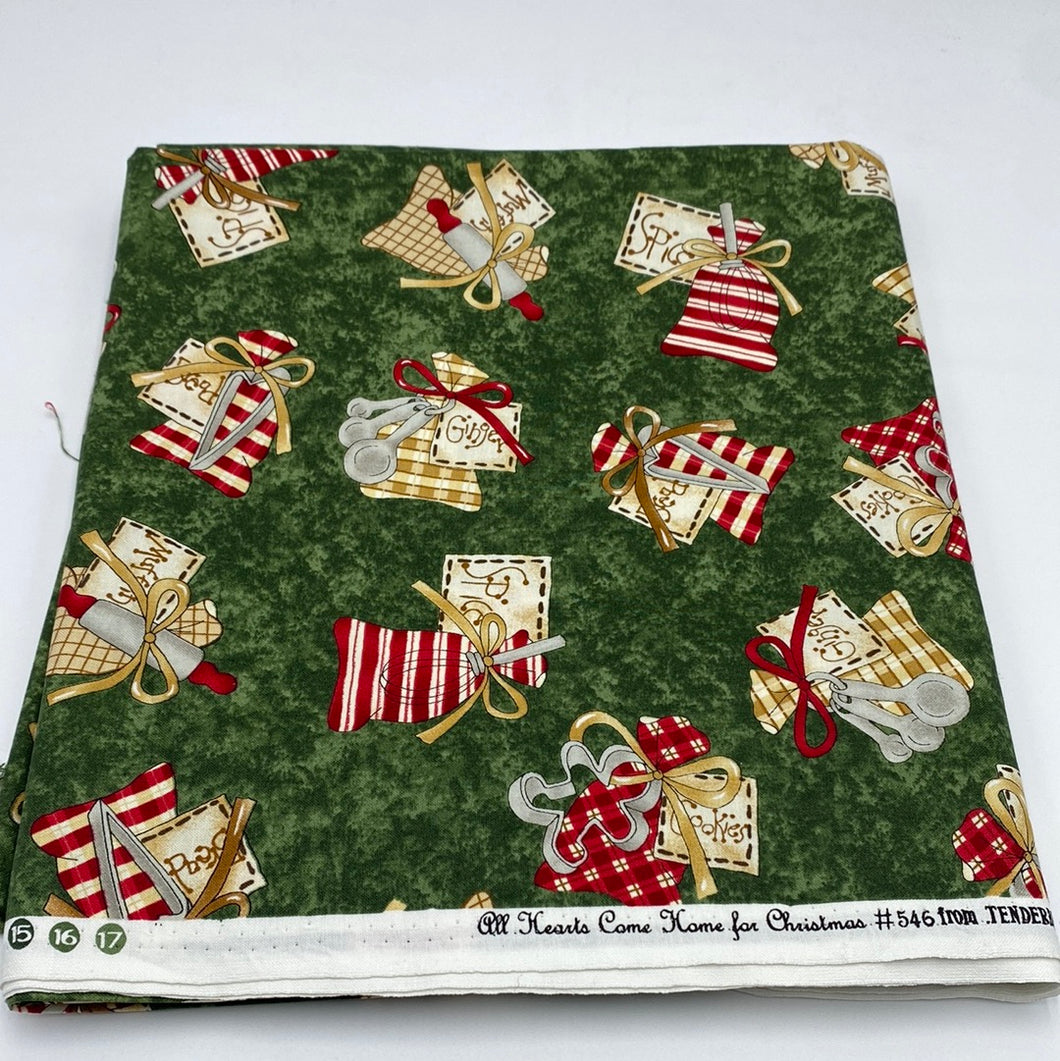 Northcott Quilting Cotton, All Hearts Come Home for Christmas (WQC1621)
