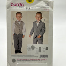 Load image into Gallery viewer, BURDA Pattern, Childrens&#39; Jacket, Vest &amp; Pants (PBR9443)
