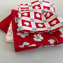Load image into Gallery viewer, Quilting Cotton Fat Quarter Bundle, &quot;Oh Canada&quot; Red, Grey &amp; Black (WQC2313:2318)
